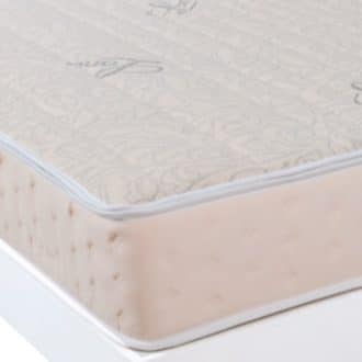Cover naturale lana bordato